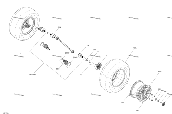 Drive System, Rear - All Models