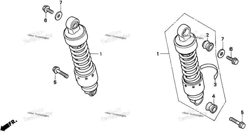 Rear Shock Absorber