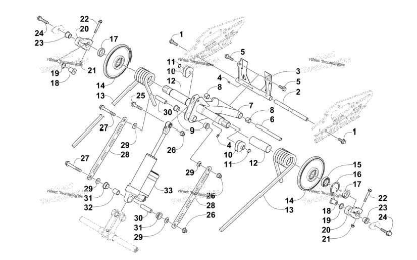 Rear Suspension Rear Arm Assembly