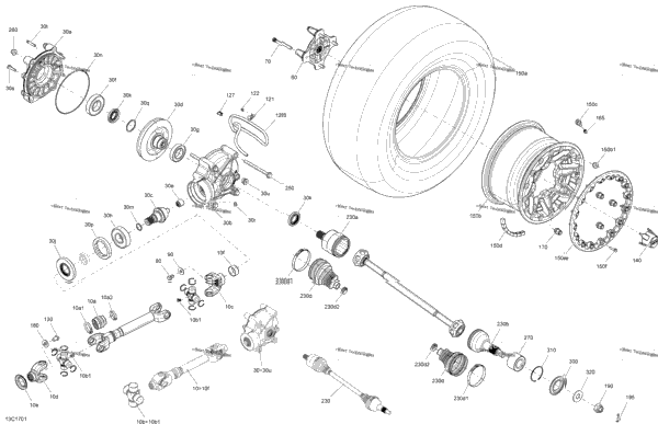 Drive System, Rear - All Models