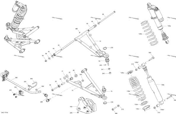 Front Suspension - Except Package Ltd