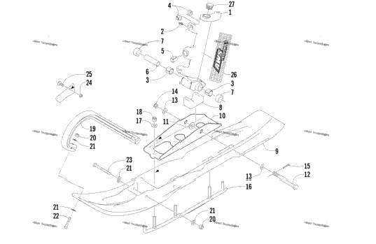 Ski And Spindle Assembly