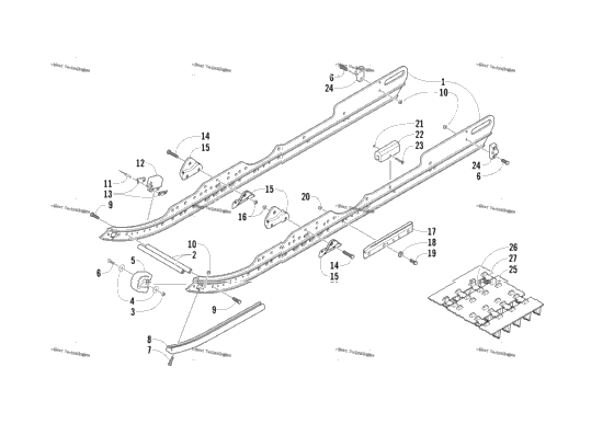 Slide Rail And Track Assembly