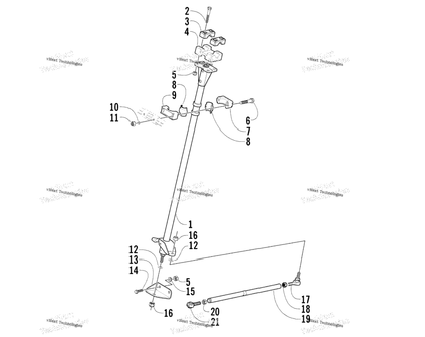 Steering Post Assembly