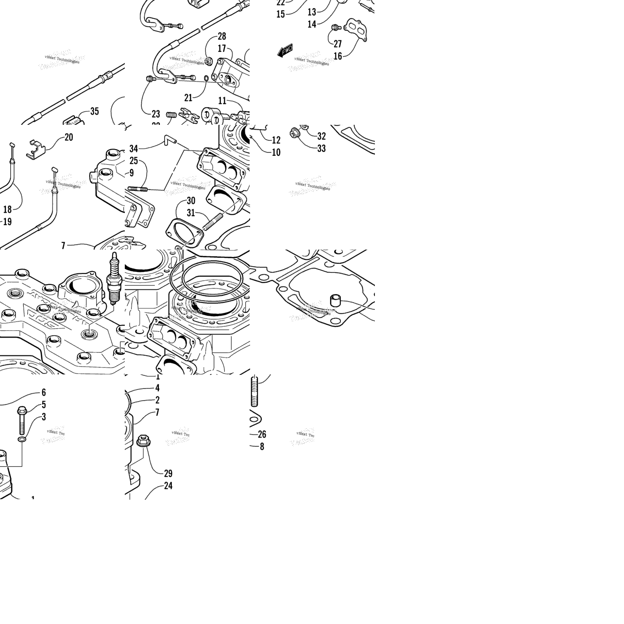 Cylinder And Head Assembly