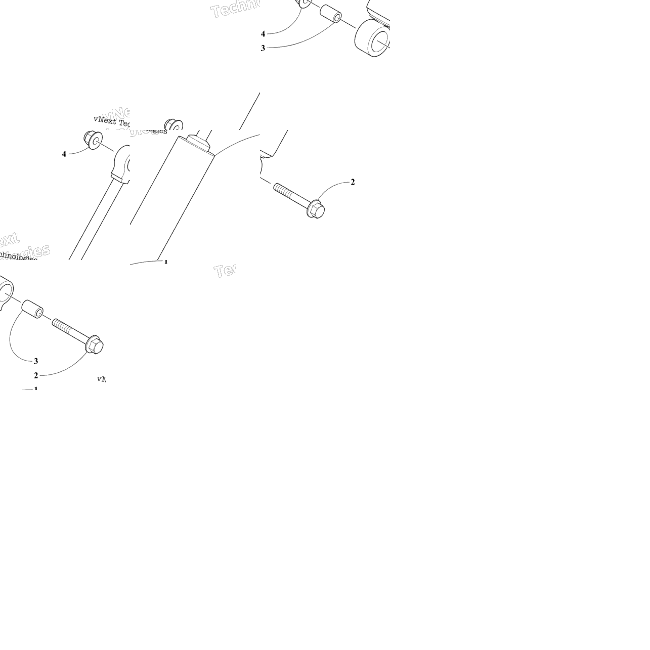 Rear Suspension Rear Arm Shock Absorber