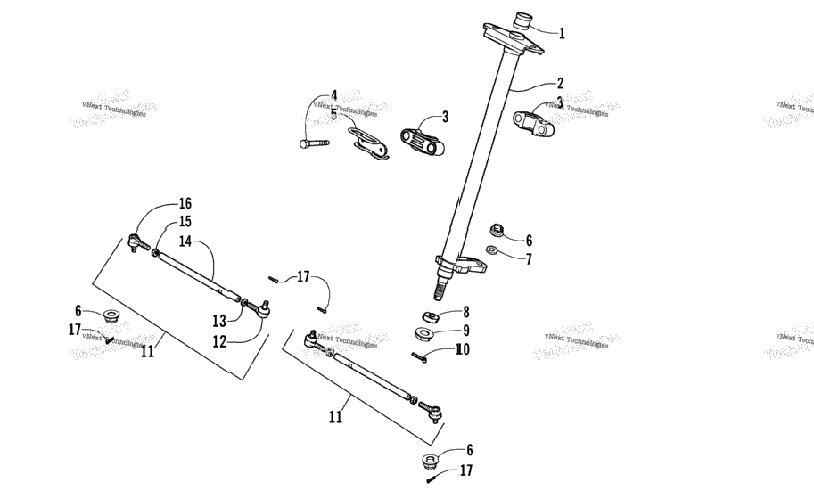 Steering Post Assembly