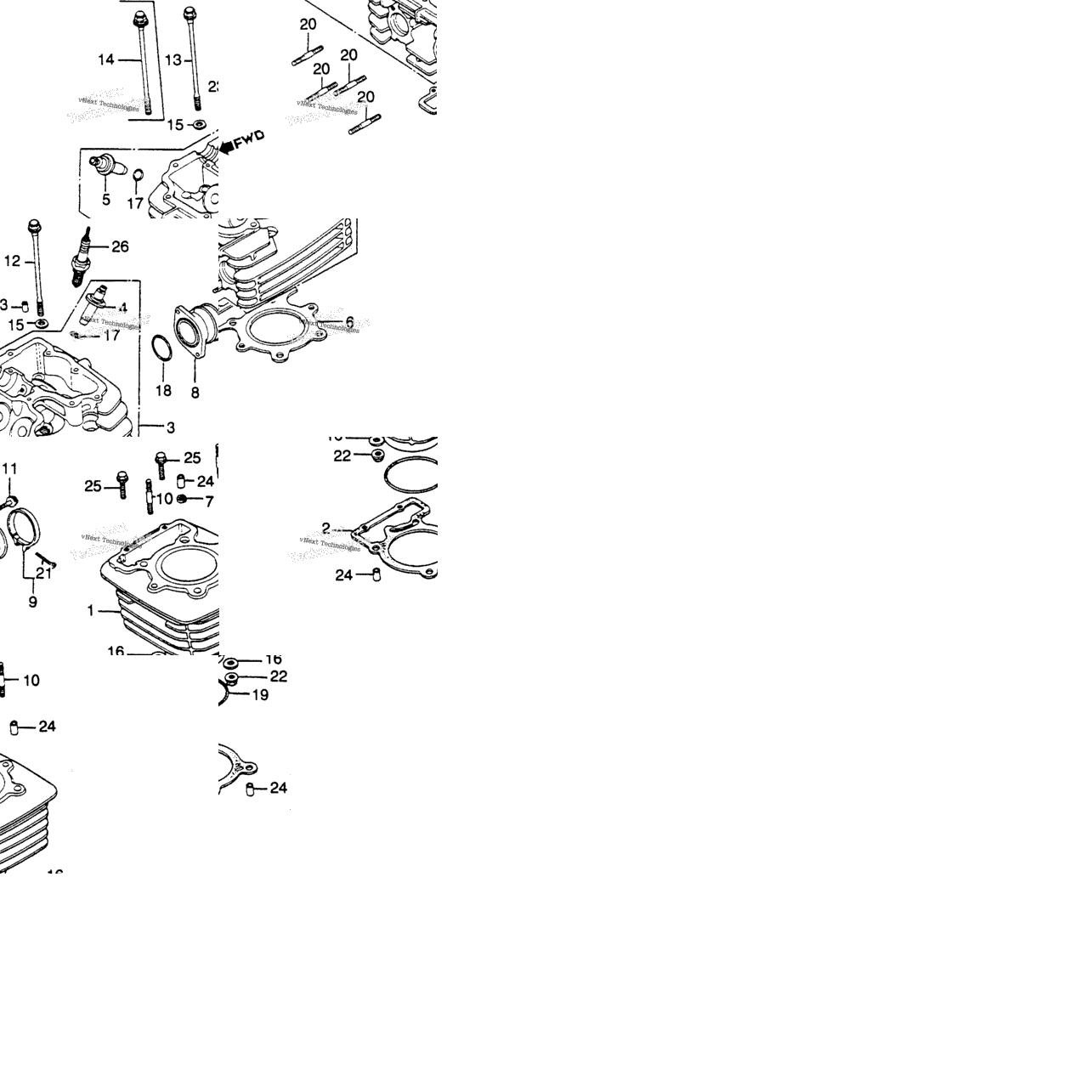 Cylinder + Cylinder Head