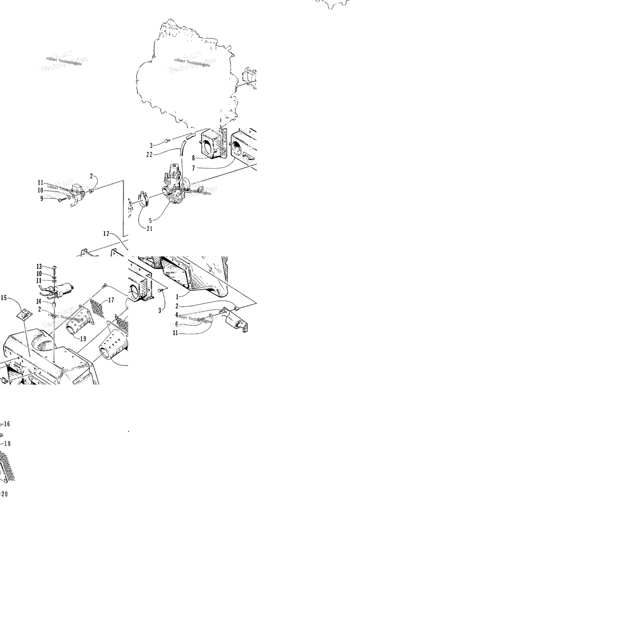 Carburetor And Air Silencer Assembly