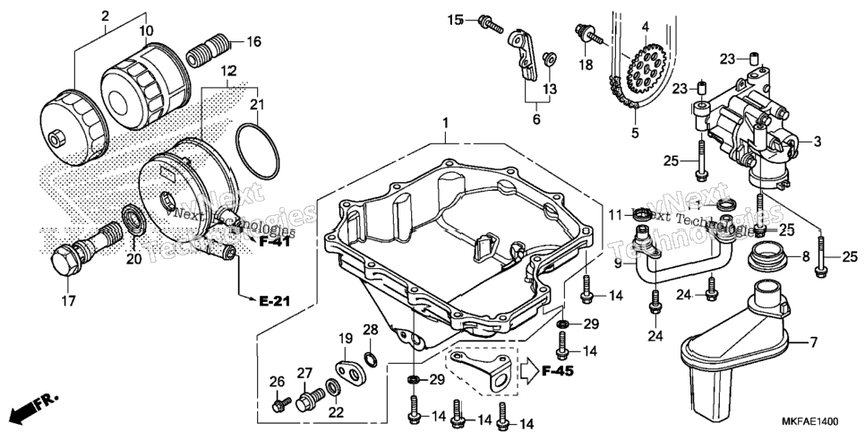 Oil Pan@Oil Pump