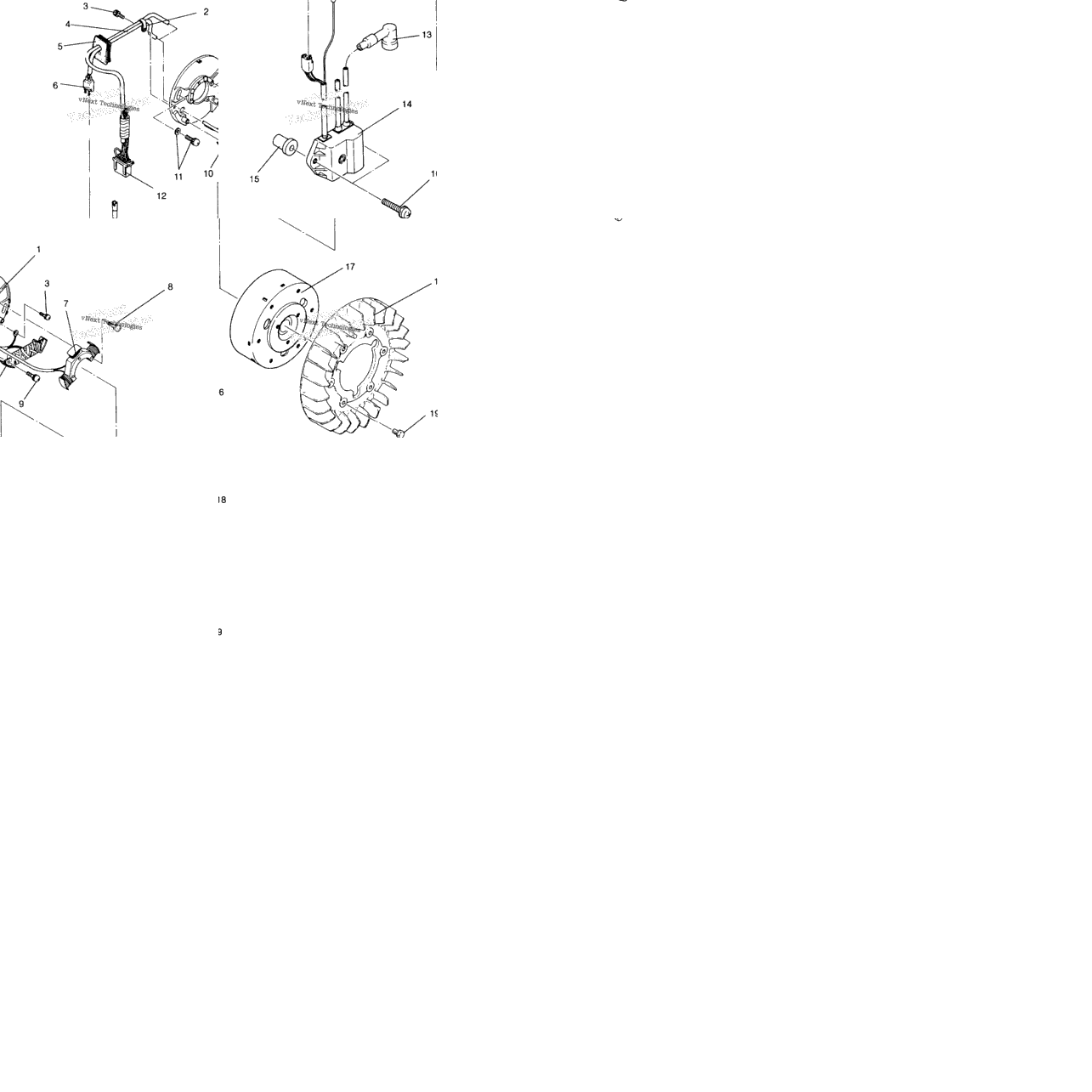 Magneto Assembly Trail 0950761, Trail Deluxe 0950262 & European Trail De