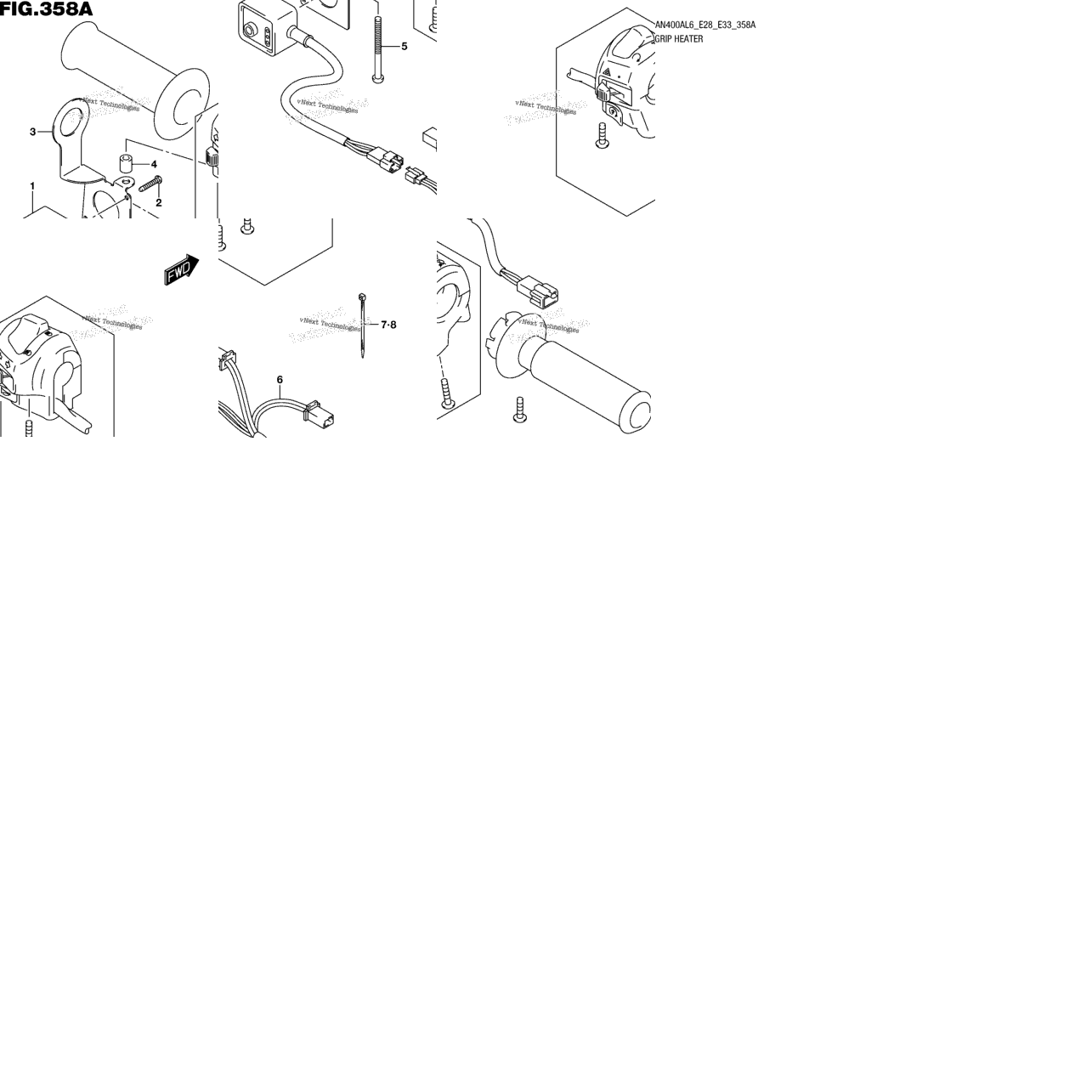 Grip Heater (An400zal6 E28)