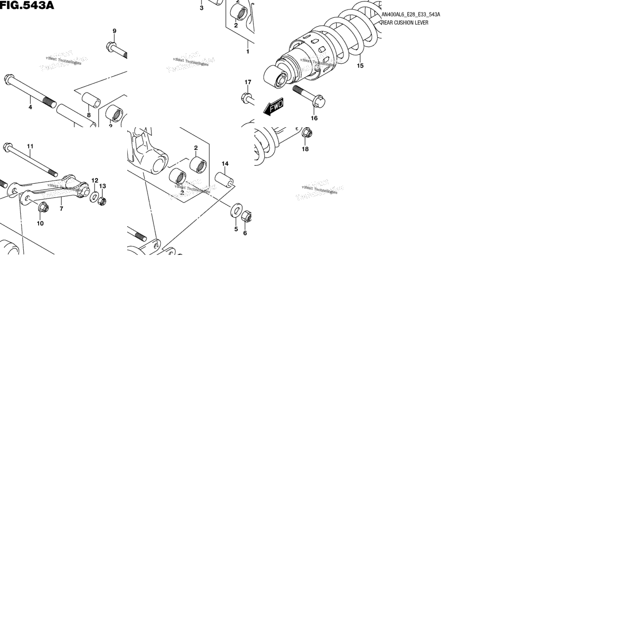 Rear Cushion Lever