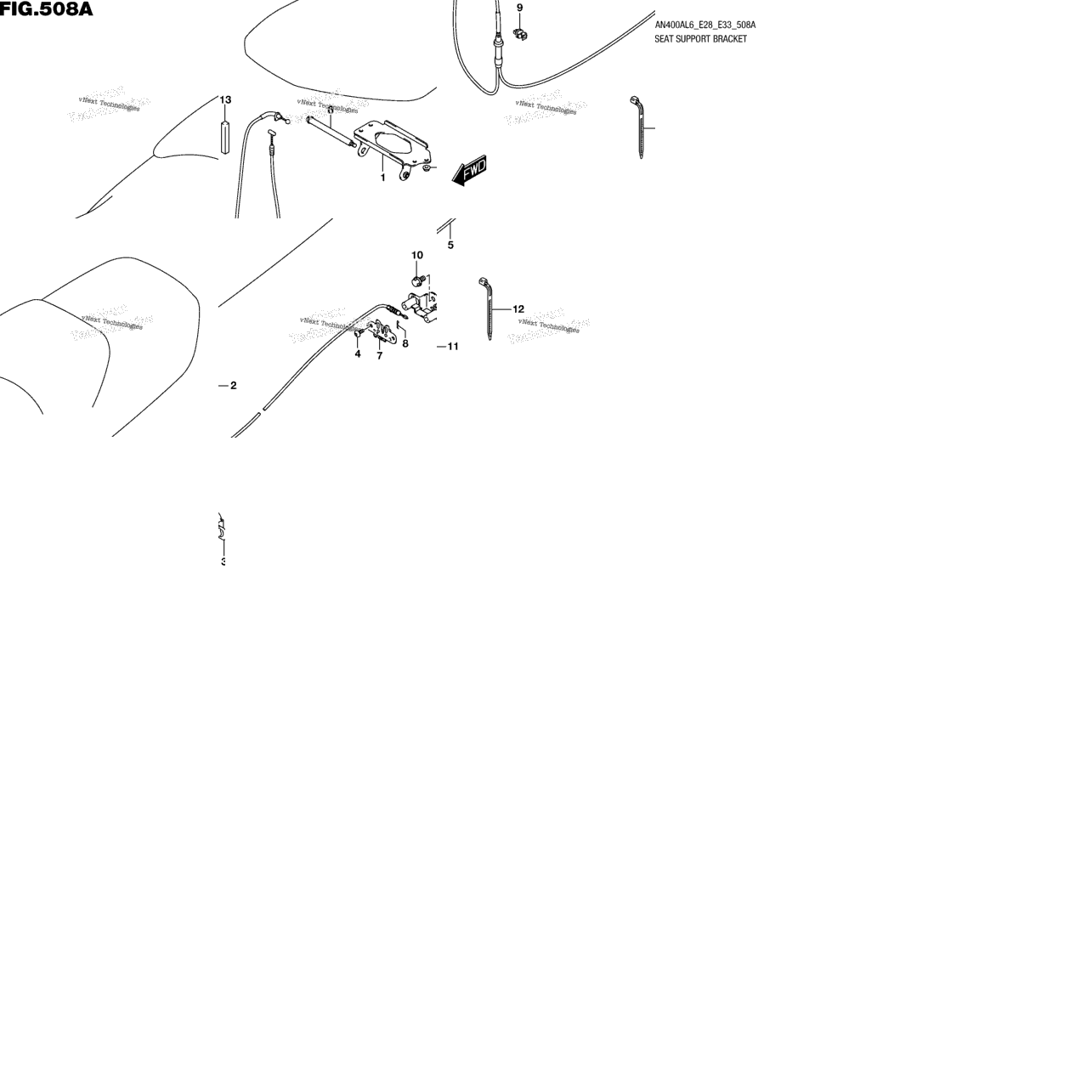 Seat Support Bracket