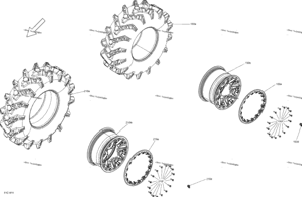 Wheels And Tires - Front And Rear - Package Xmr