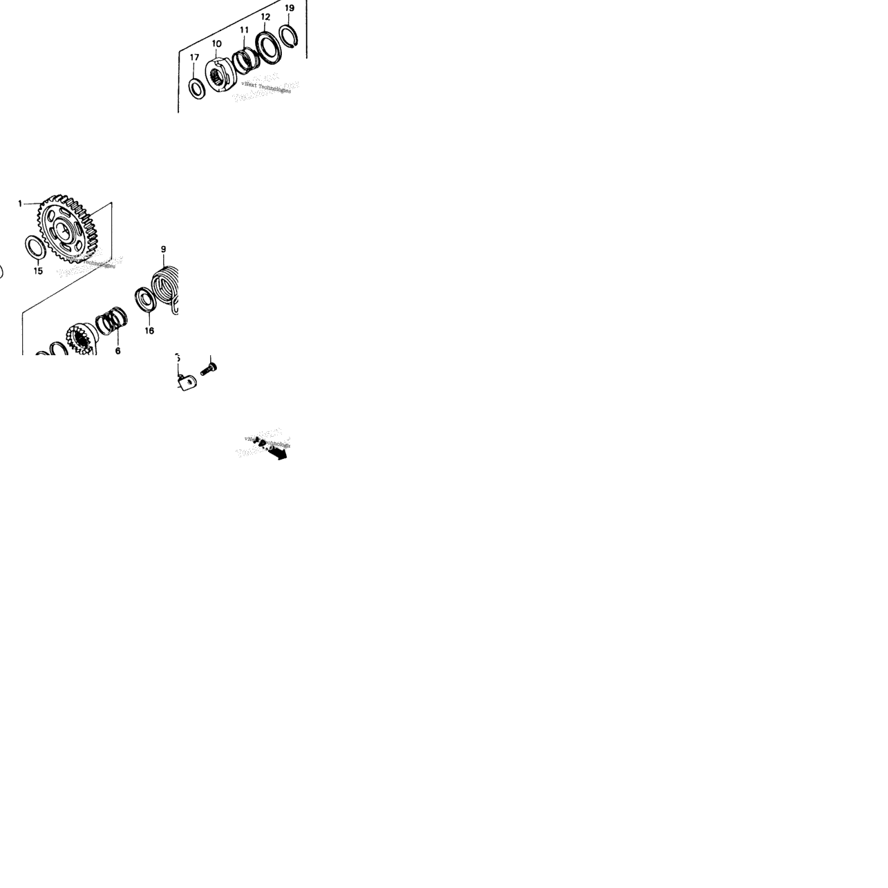 Kick Starter Spindle