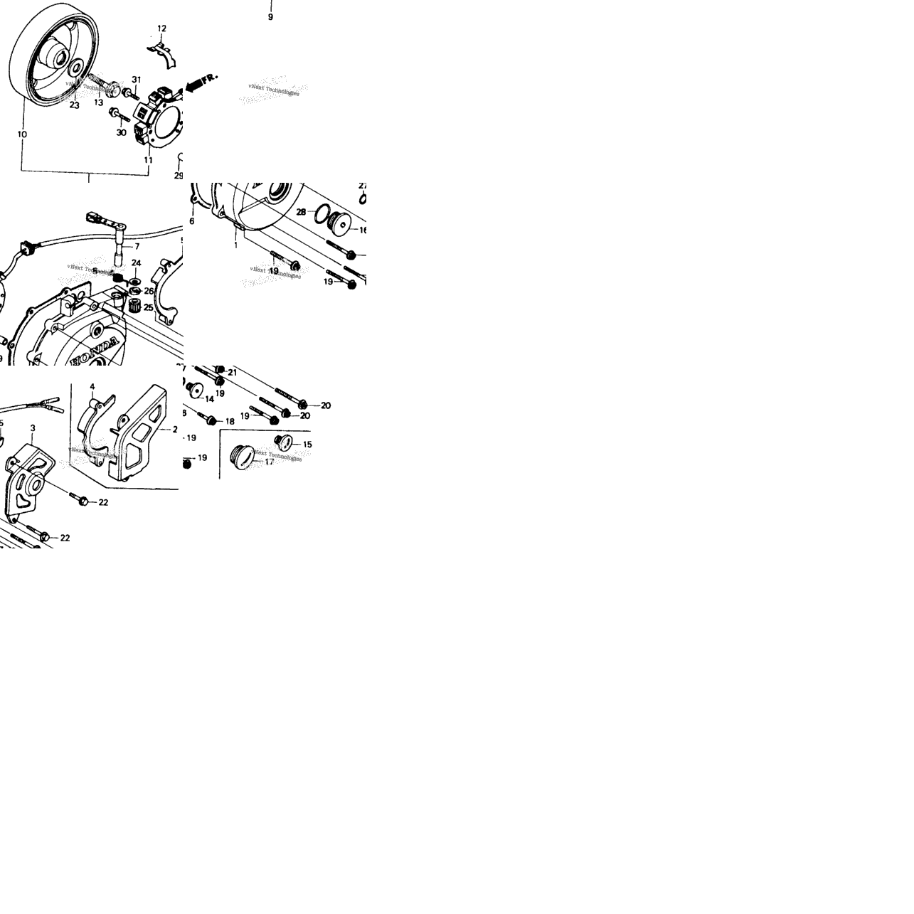 Left Crankcase Cover 85-90