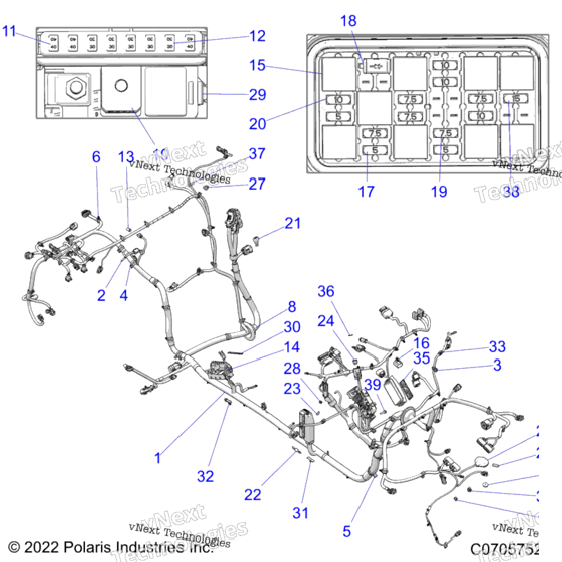Electrical, Wire Harness, Chassis