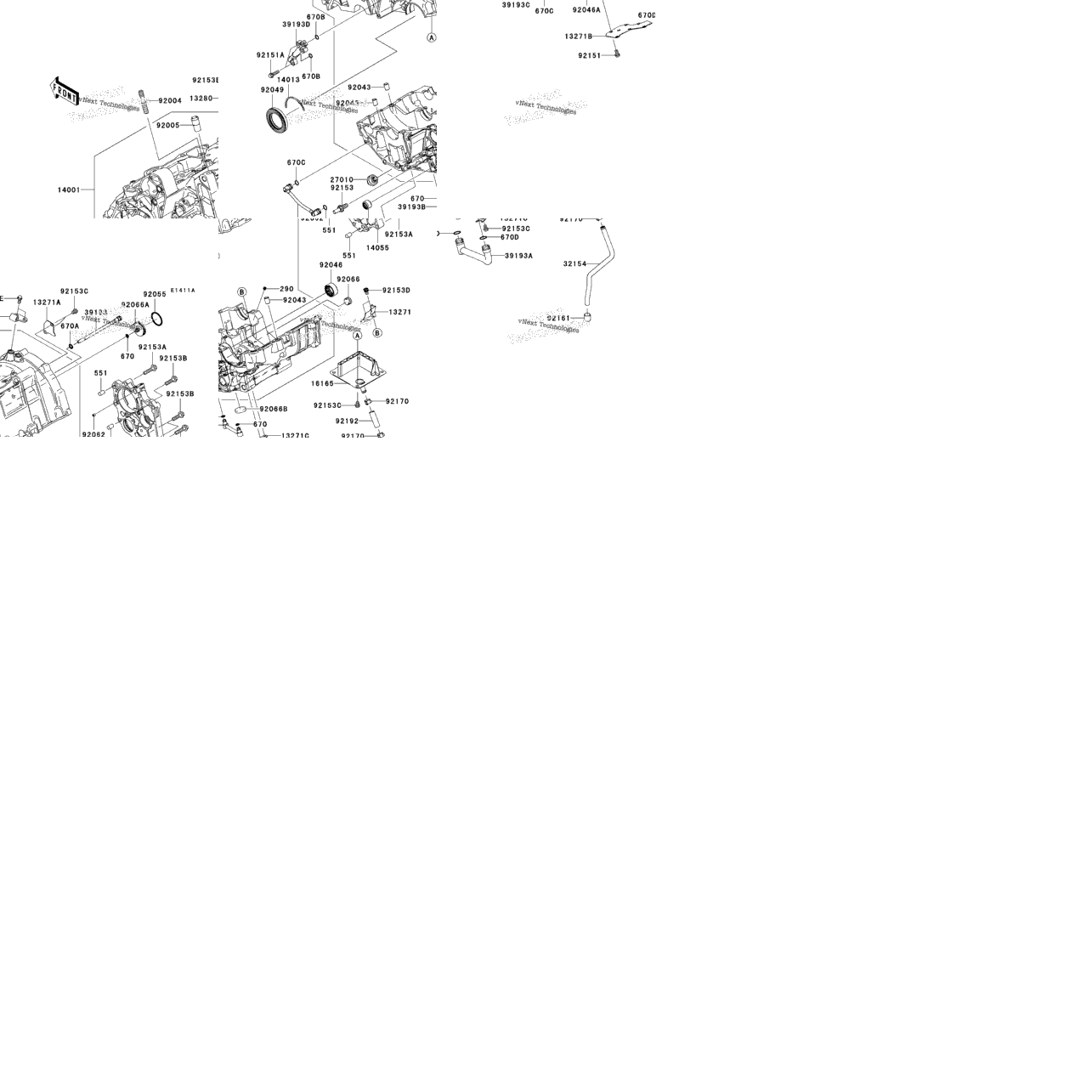 Crankcase (Er650ae057324-)