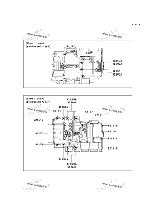 Crankcase Bolt Pattern