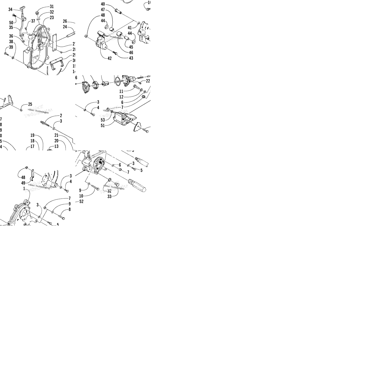 Dropcase And Chain Tension Assembly