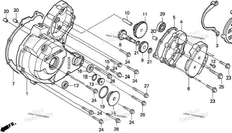 Left Crankcase Cover