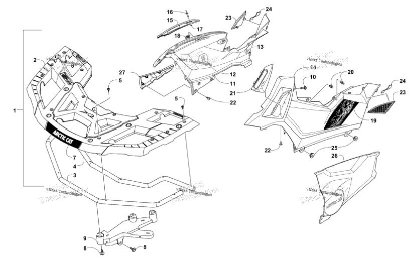 Front Rack And Side Panel Assemblies