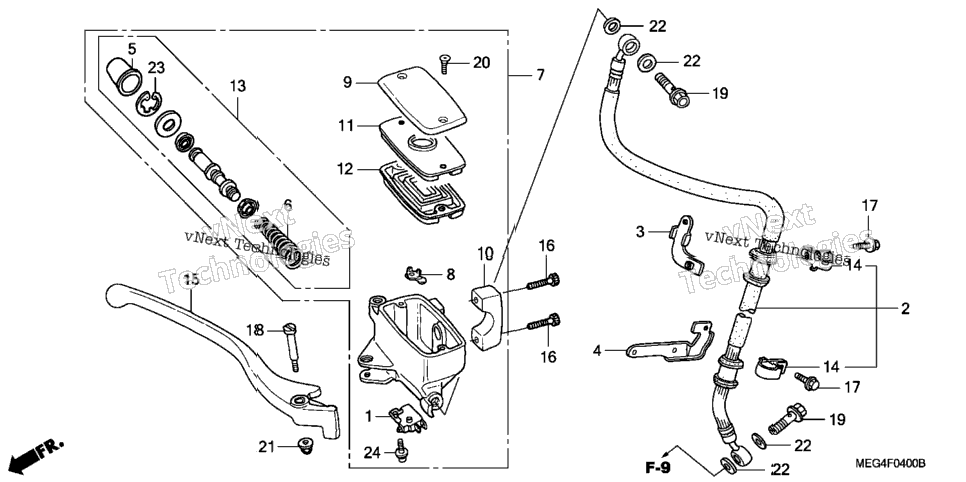 Front Brake Master Cylinder
