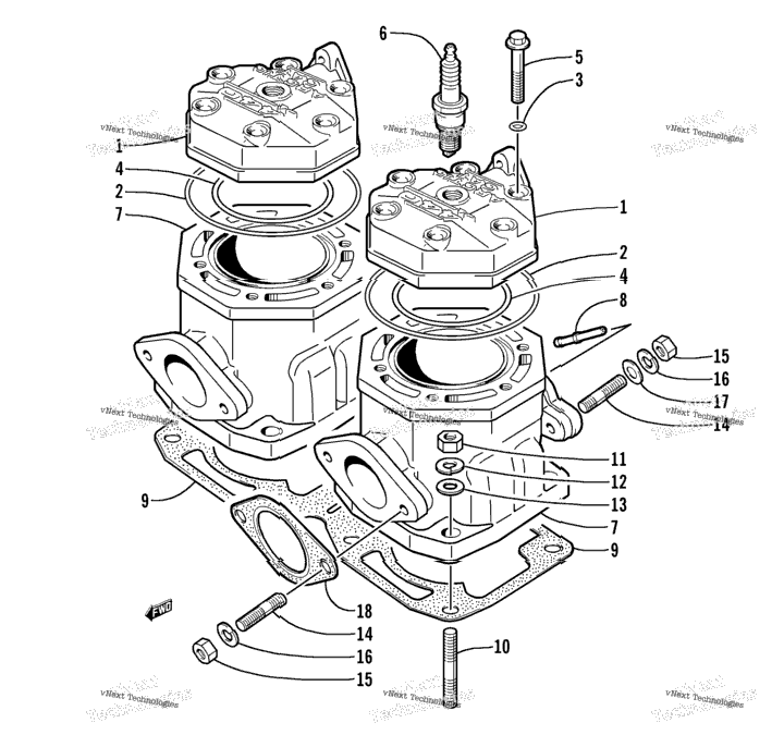 Cylinder And Head Assembly