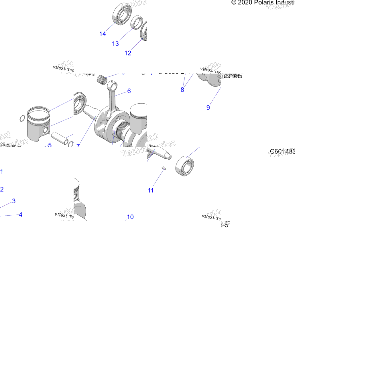 Engine, Piston & Crankshaft
