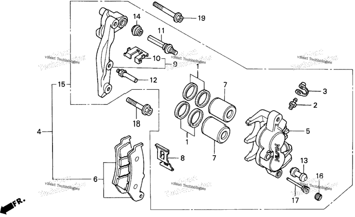 Front Brake Caliper