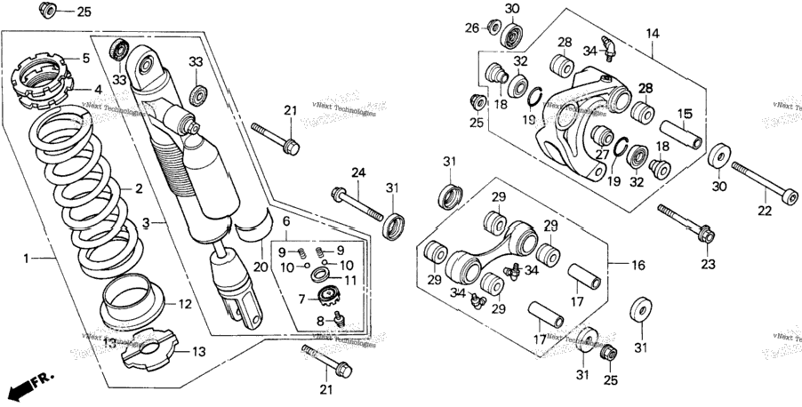 Rear Shock Absorber