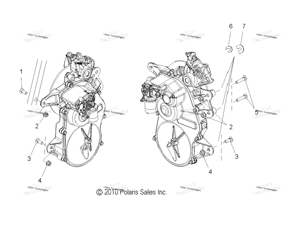 Drive Train, Gearcase Mounting