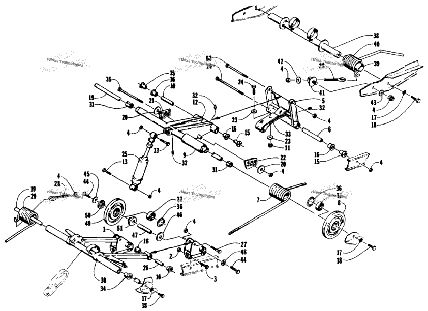 Rear Suspension Arm Assemblies