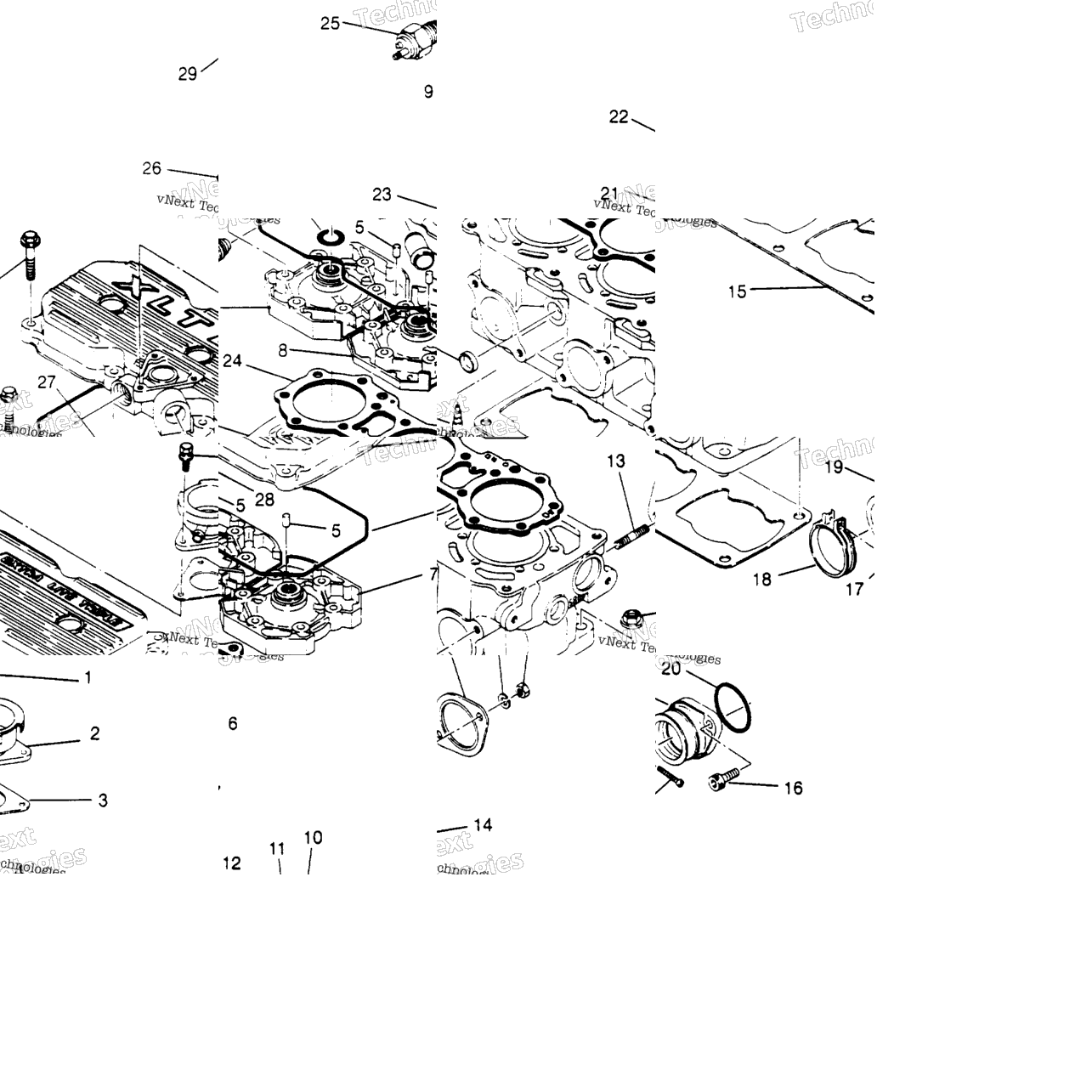 Cylinder Assembly Xlt 0950756, Xlt Sks , Xlt Sks Euro E950556 & Xlt