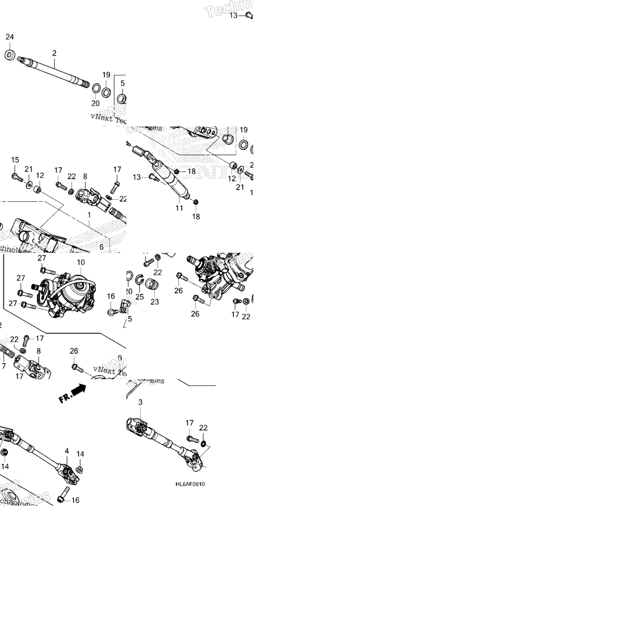 Steering Shaft@Steering Column