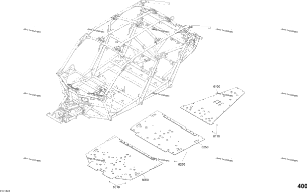 Body Parts - Platinum Silver - Package Xrs Xds Dps - Floor Section