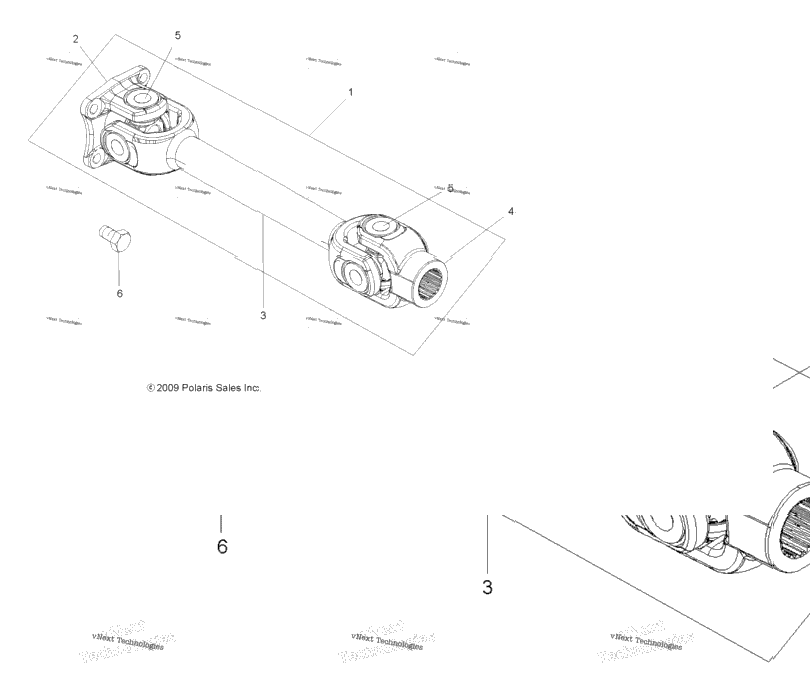 Drive Train, Prop Shaft, Rear