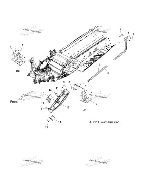 Chassis, Clutch Guard & Footrests All Options
