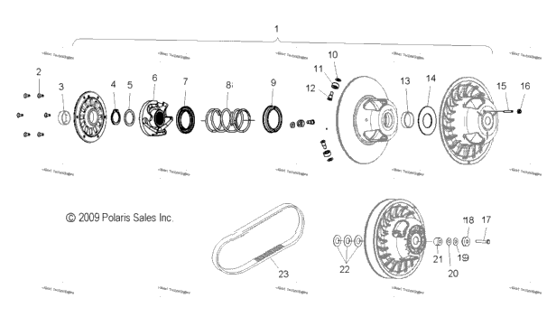 Drive Train, Clutch, Secondary All Options