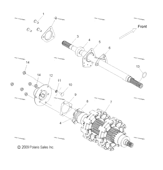 Drive Train, Jackshaft & Driveshaft All Options