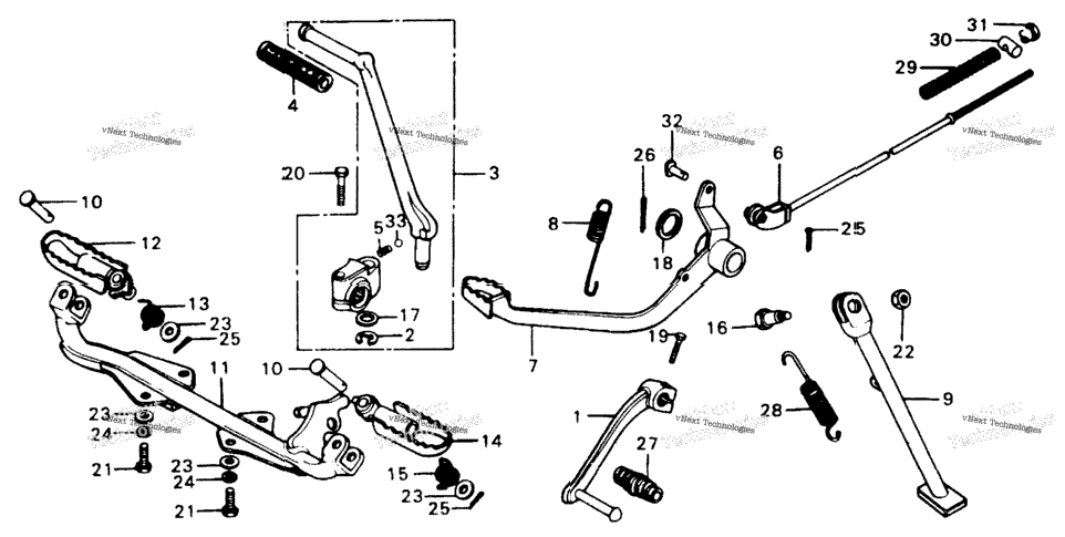Pedal + Kick Arm + Stand