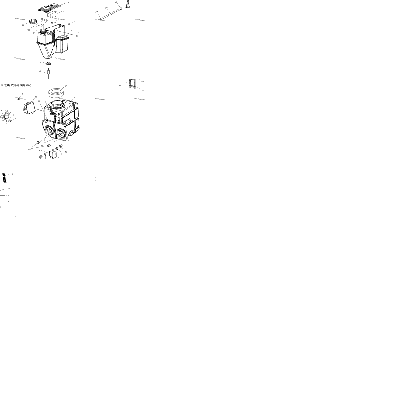 Oil Tank/Air Box S03nk7cs/As03nl7cs/As03nk8cs/As03nl8cs/As03nm8cs