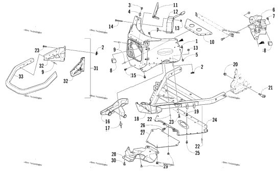 Front Bumper And Frame Assembly
