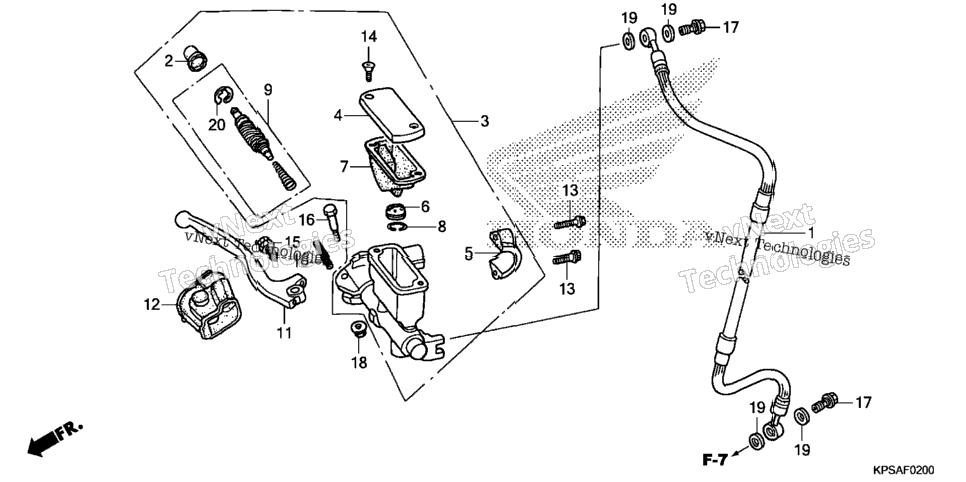 Front Brake Master Cylinder