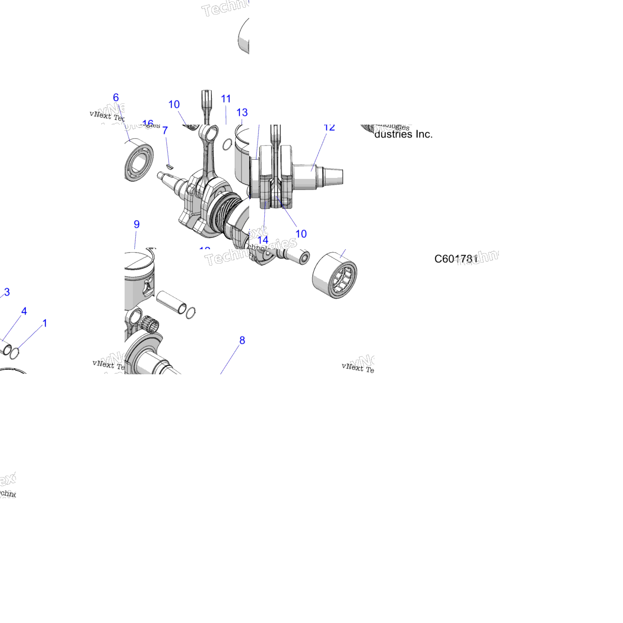 Engine, Piston & Crankshaft