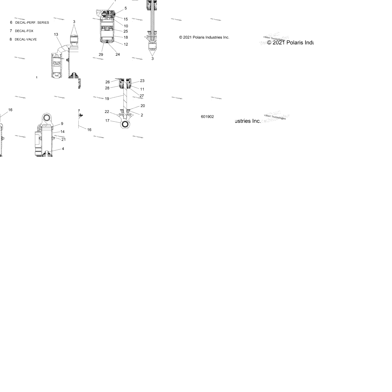 Suspension, Shock, Front Track