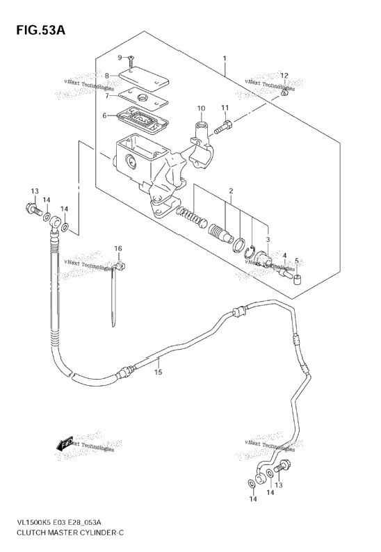 Clutch Master Cylinder (Model K7/K8/K9)