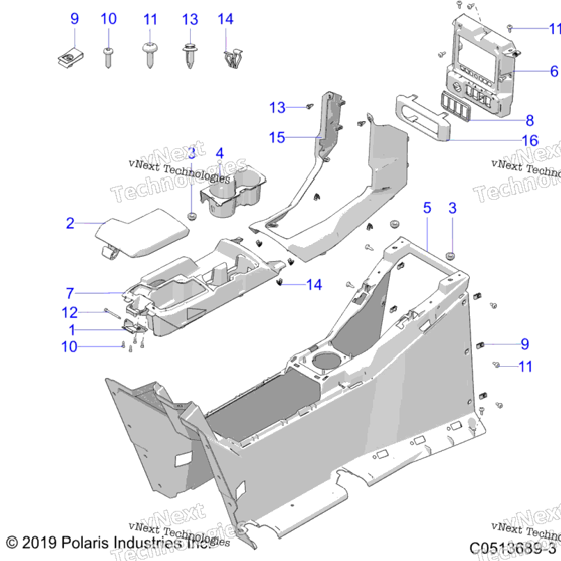 Body, Center Console All Options