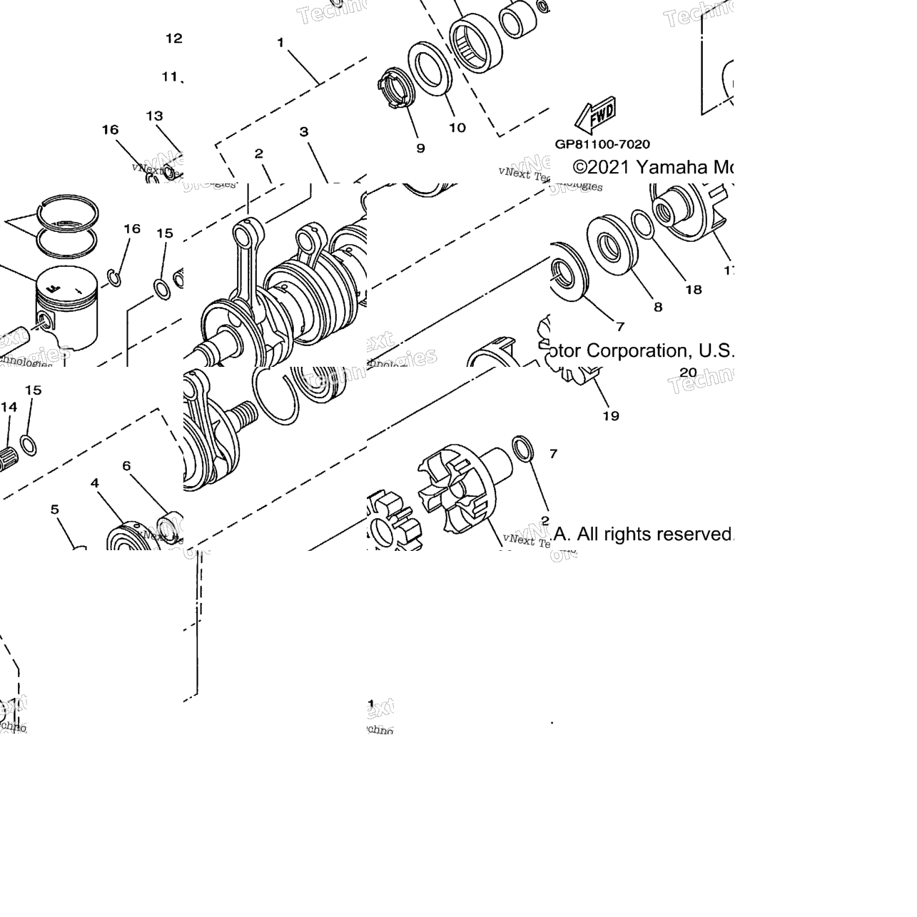 Crankshaft Piston